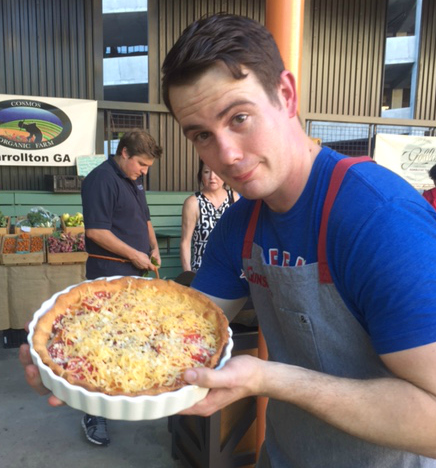 2016-07-26 PCFM Chef Joey Ward Tomato Pie 2