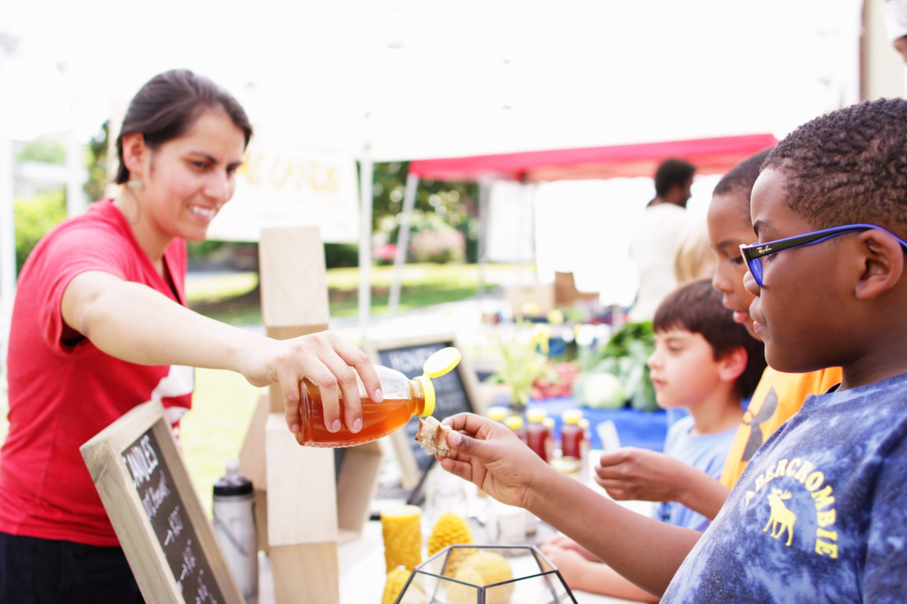 Outreach Spotlight YMCA Visit to the Decatur Farmers Market