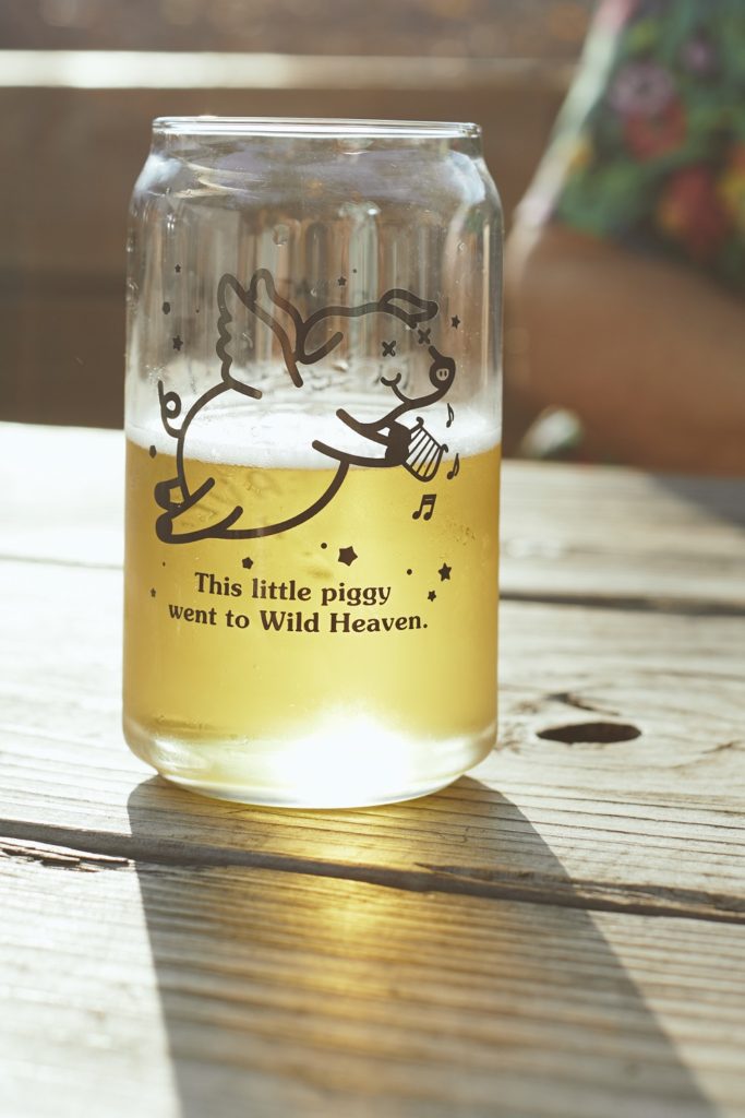 Commemorative Wild Heaven Beer glass